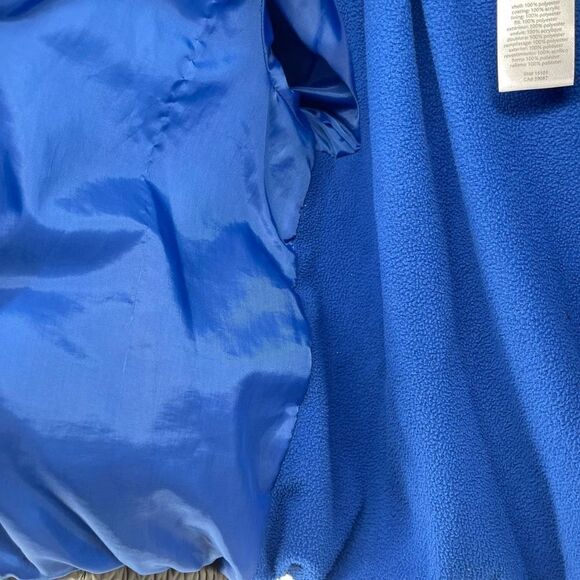 Carter’s Boy’s Gray Blue Full Zip Fleece Lined Hooded Puffer Jacket Coat Size 7 - Picture 11 of 16